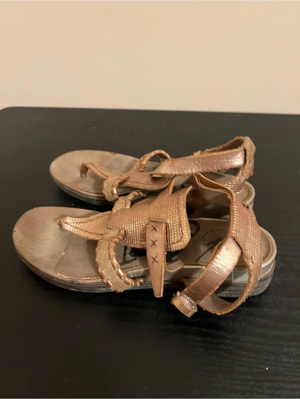 OTBT celestial bronze sandals women’s shoes size 6.5